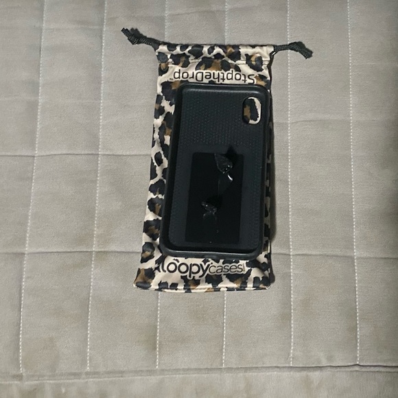Loopy case iPhone X/XS 10 Brown Leopard Case - Picture 2 of 2